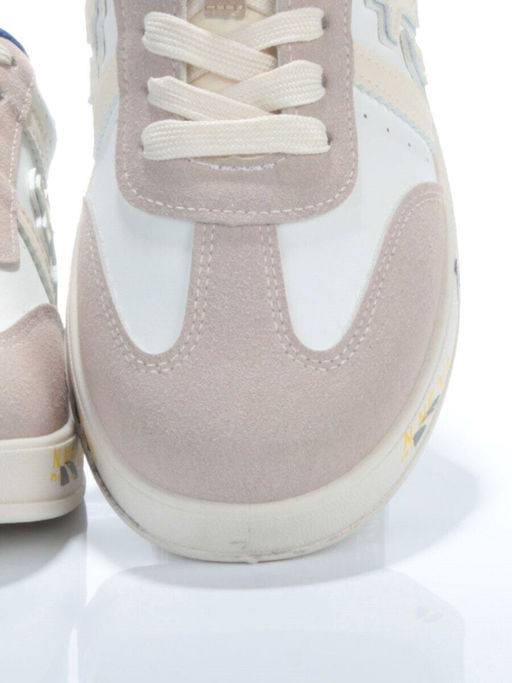 05-6015-2 WHITE/BEIGE Кроссовки женские (искусственные материалы) - No name фото 14