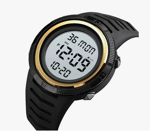 Часы наручные Skmei мужские электронные спортивные 1632gold-white