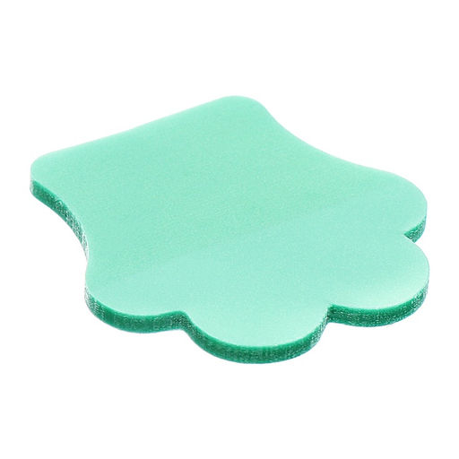 Цена за 4 шт. Блок-закладка с липким краем «Лапка», 45 мм × 45 мм, 50 листов, пластик, зелёный