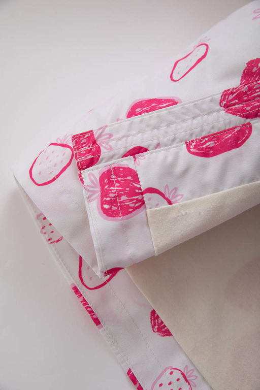 Водоотталкивающее пальто с капюшоном и рисунком для маленьких девочек - Defacto фото 4