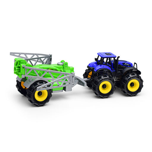 Трактор "Фермерский" с сеялкой, в коробке