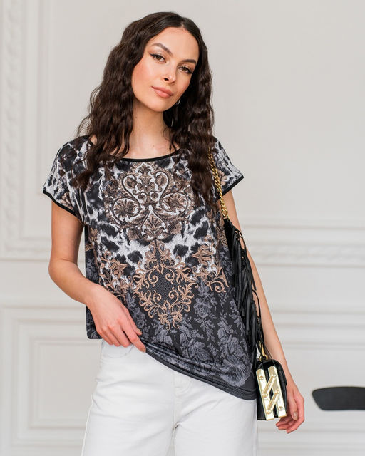 ТУНИКА СВОБОДНОГО ПОКРОЯ - Sahar art lab фото 4