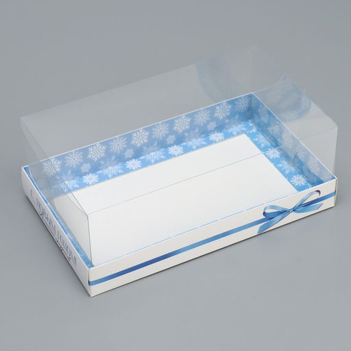 Цена за 5 шт. Коробка для десерта «Волшебных новогодних праздников», 22×8×13.5 см