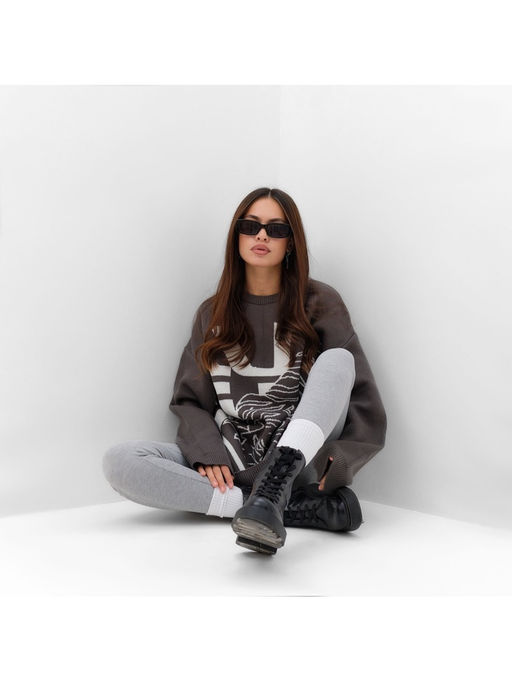 Джемпер женский MIST Tiger, серый, onesize (44-48)