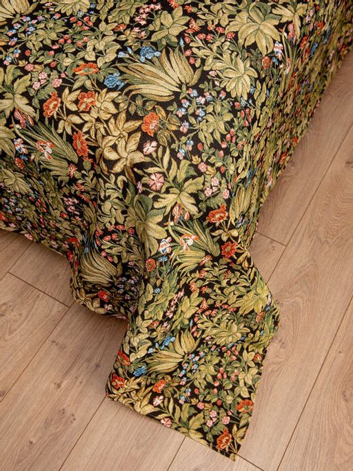 Ирис голубой Моррис 3410 - гобеленовое покрывало - Гобеленглавснаб фото 2