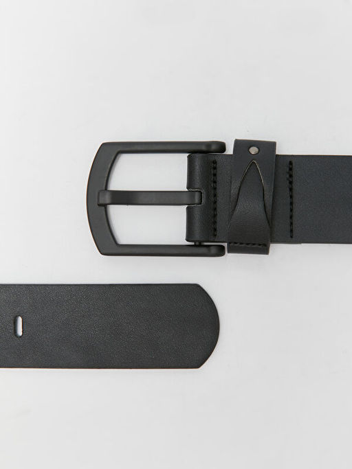 Deri G?r?n?ml? Erkek Kemer