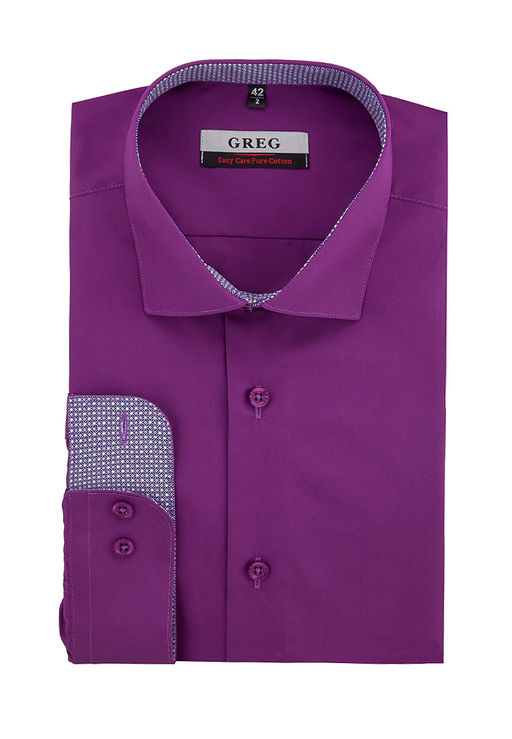 Сорочка мужская длинный рукав GREG 730/131/102/Z/1  фото 2