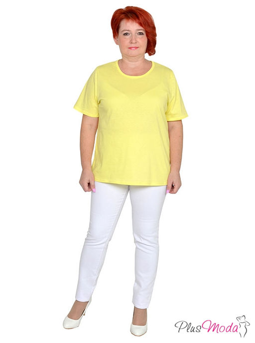 Футболка Модель №1245 размеры 44-84 - Plusmoda фото 3