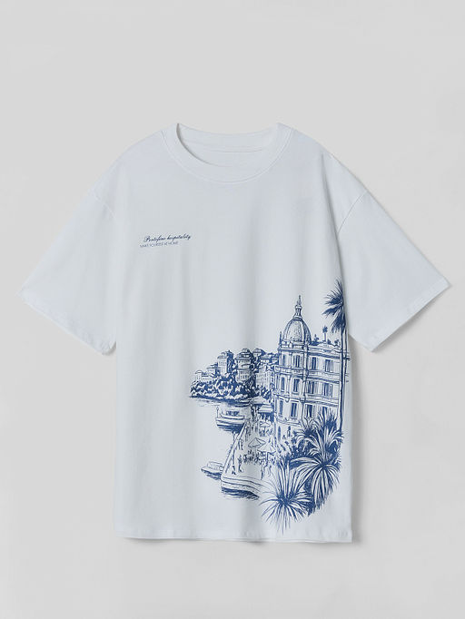 Футболка мужская белая прямого кроя - Mark formelle фото 4