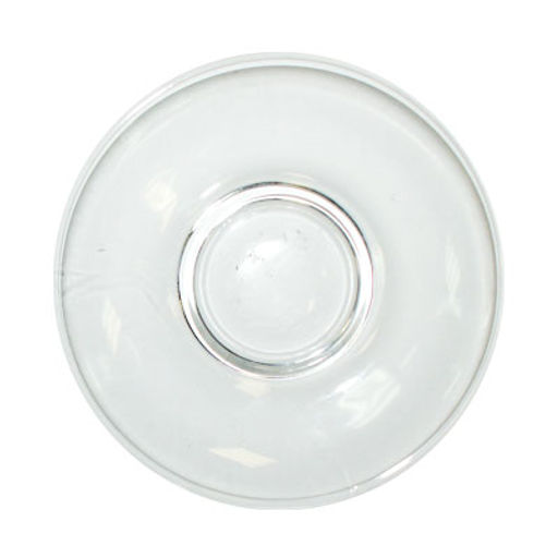 Блюдце стеклянное "Гламур" д13,2см (Россия)