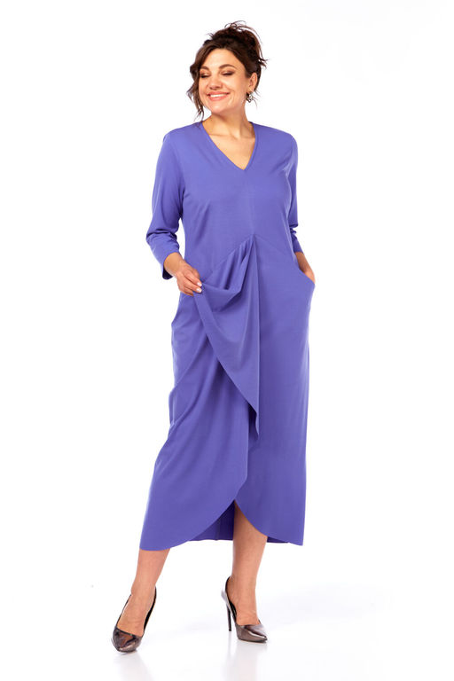 Платье Diamant 2086 оттенок синего фото 5