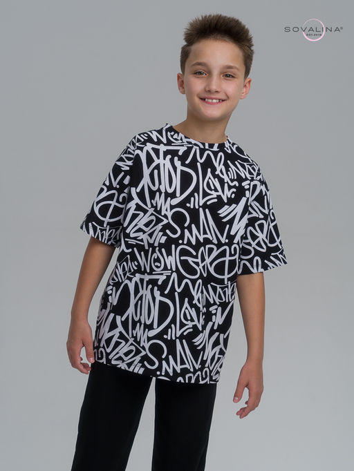 Костюм Daily men надписи-черный - Sovalina фото 9