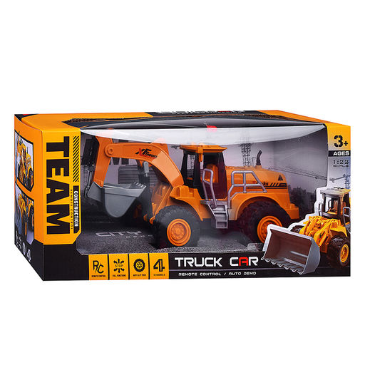 Машина  на Р/У, 27 MHz "Ковшевик" в коробке