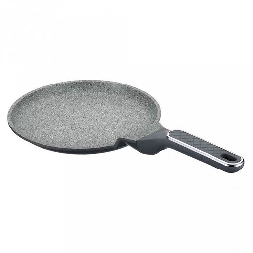 Сковорода блинная с антипригарным покрытием Denim д20см, s4мм, индукционное дно д16см, s1,5мм, литой алюминий, 2-х слойное антипригарное покрытие WISTONE с эффектом гранитной крошки, бакелитовая ручка с покрытием soft-touch, Regent (Китай) Подх - Домашняя мода фото 3
