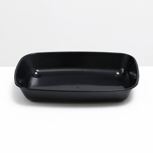 Туалет округлый без сетки 33,5 х 25 х 6 см, чёрный - Simaland фото 2