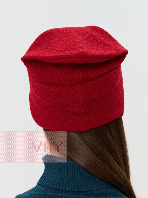 Шапка женская 5232-8438. 91 кармин