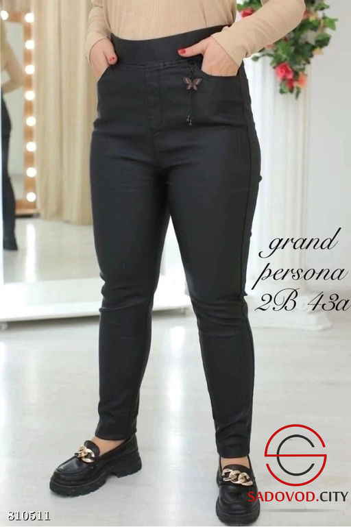 Лосины на высокой посадке с начесом - Bruno фото 2