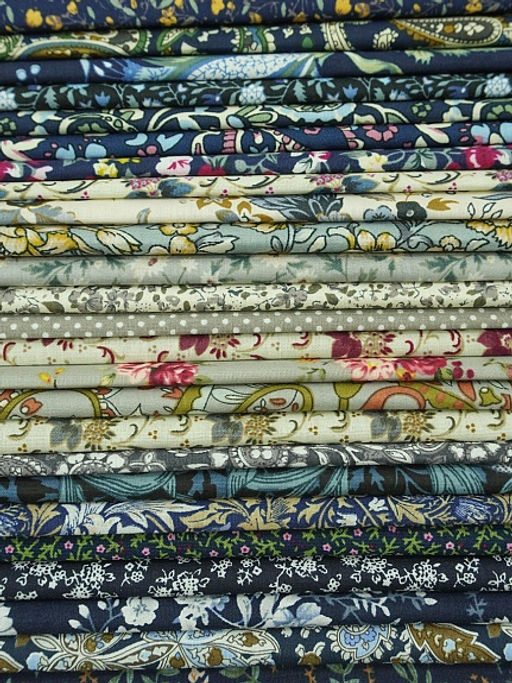 Набор тканей для рукоделия Импортный хлопок: Архелия, 20*20 см, 25 шт - Купава фото 6