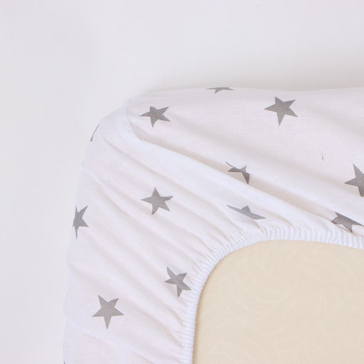 Постельное бельё Крошка Я Звёздочки, 112х143 см, 60х120+20 см, 40х60 см, 100% хлопок  фото 3