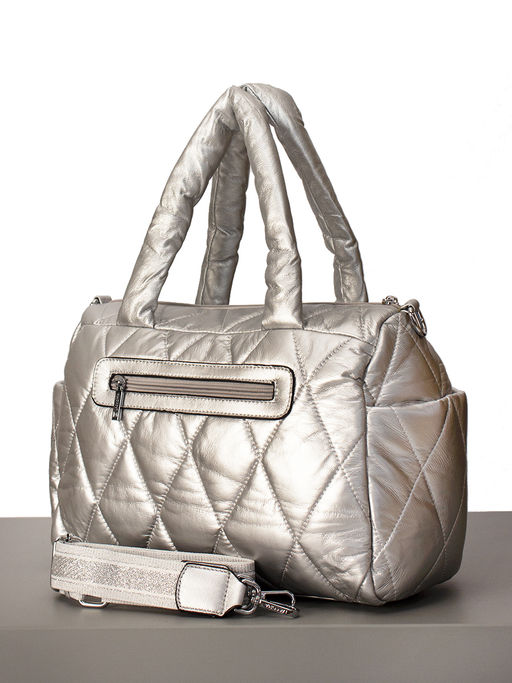 LACCOMA сумка P3336-2-серебристый эко кожа полиэстер