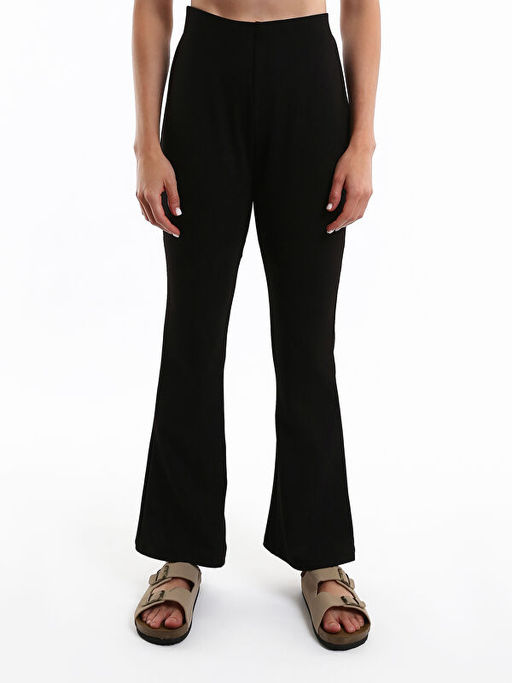 Dar Fit D?z Krep Kad?n Pantolon