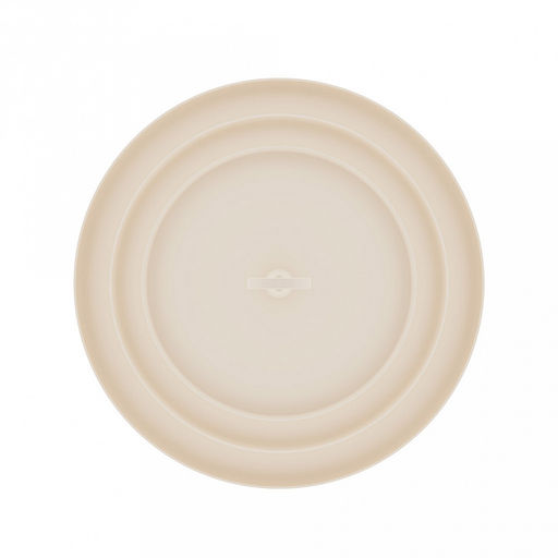 Блюдо-этажерка пластмассовое 3-х ярусное "Феерия" д29,5см, h34см, бежевый (Россия)