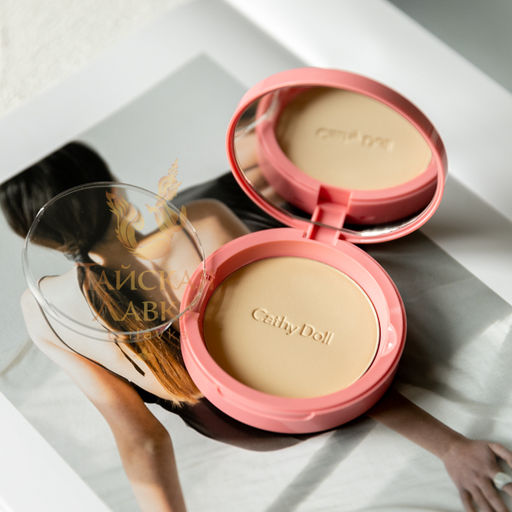 CC-Пудра Компактная Матирующая Speed White SPF40 Pa+++ (23 Натуральный Беж) CATHY DOLL, 12 гр