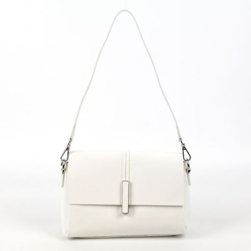 Женская кожаная сумка трапеция через плечо 0078-3 - Cidirro фото 3