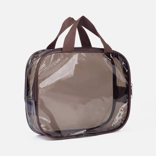 Косметичка на молнии, цвет коричневый - Simaland фото 2