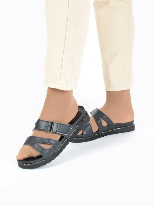 08-K26-8 BLUE Сандалии женские (натуральная кожа) - Фабричный китай фото 3