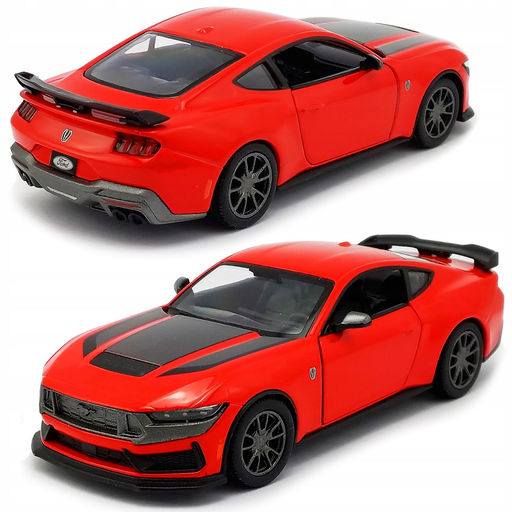 Kinsmart. Модель арт.KT5455W/3 "Ford Mustang Dark Horse 2024" 1:38 (красная) инерц.