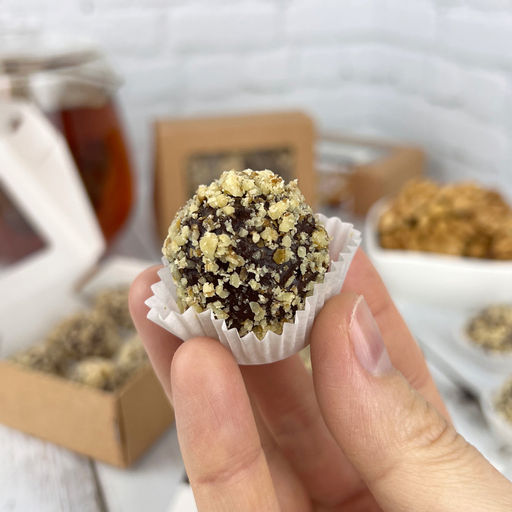 Шоколадные с грецким орехом, конфеты ручной работы - Мариславна фото 2