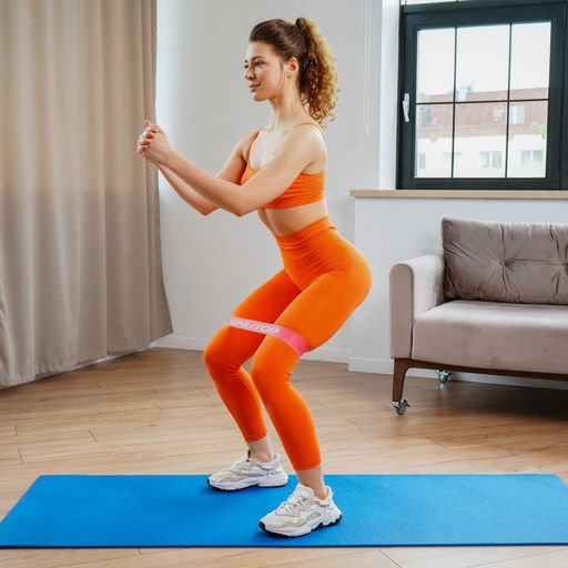 Фитнес-резинка, 30,5 х 7,6 х 0,05 см, нагрузка 4 кг, цвет фуксия