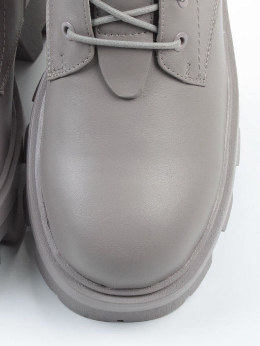 04-M3-2171 GRAY Ботинки зимние женские (натуральная кожа, натуральный мех)