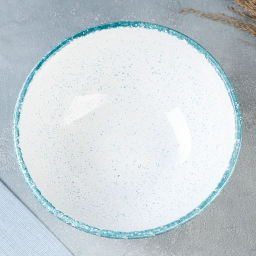 Салатник Борисовская керамика «Варадеро», 1 л, 18×7.5 см, керамика, белая