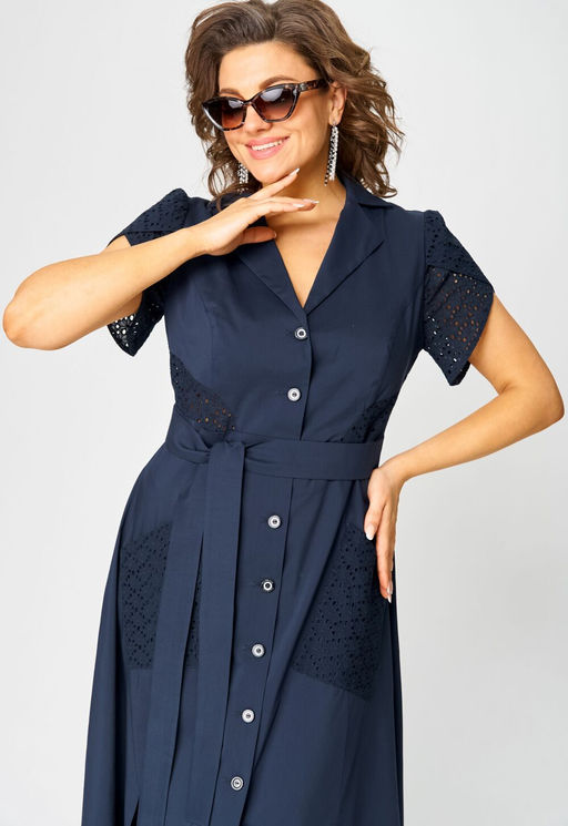 Платье EVA GRANT 7200В темно-синий