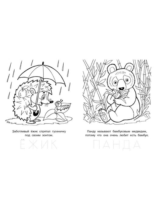 Цена за 6 шт. Раскраска детская «Дружелюбный зайчонок»