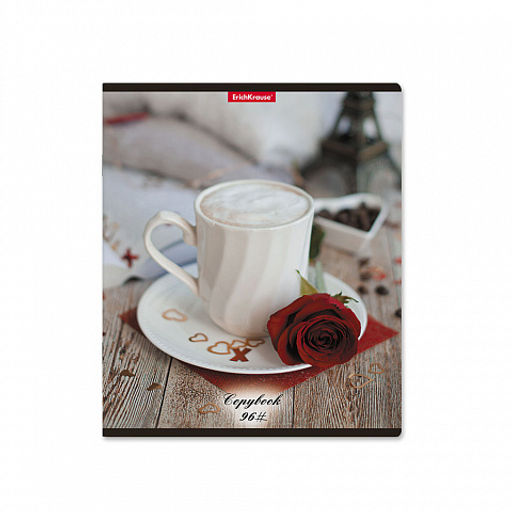 Цена за 5 шт. Тетрадь общая ученическая ErichKrause Coffee Break, 96 листов, клетка, матовая ламинация_MIX-PACK фото 4