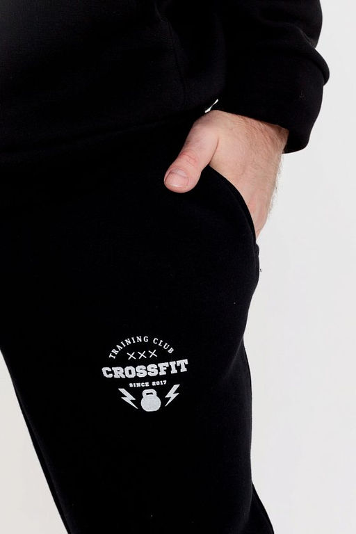 Брюки утепленные М11815Па черный - Елена фото 6