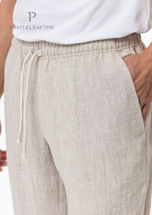 Мужские брюки льняные PDBB-213 - Pantelemone фото 4