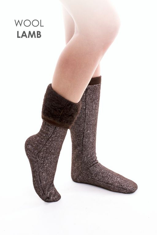 Гольфы меховые эластичные - Woollamb фото 3