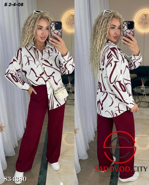 Костюм женский с принтом - Bruno фото 2