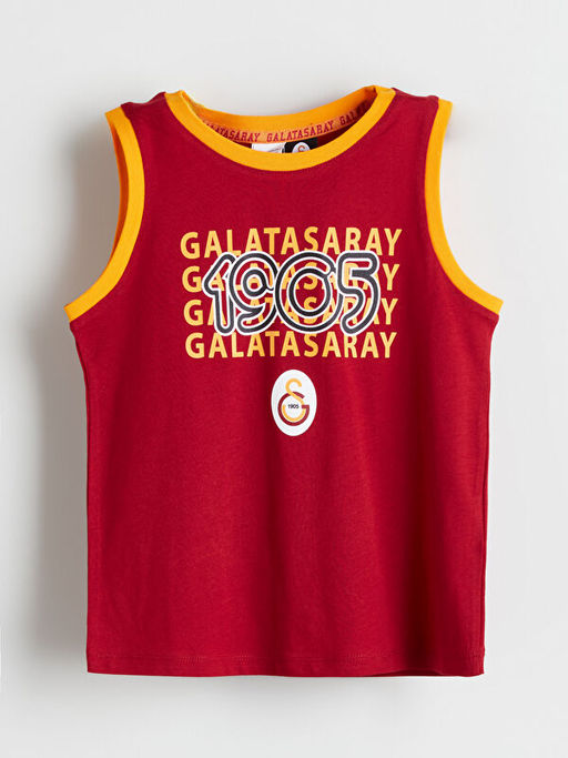 Galatasaray Bask?l? Erkek ?ocuk ?ortlu Pijama Tak?m?