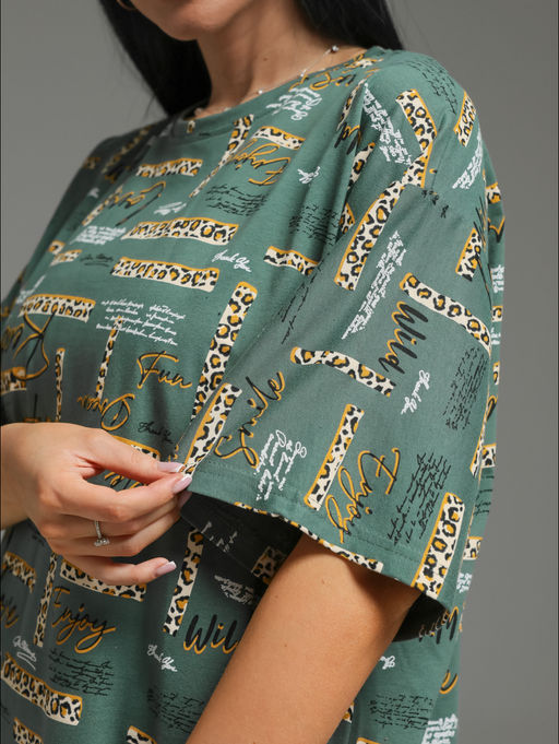 НОВИНКА предстоящей весны!!! Вега платье-футболка женское (василек) - Lovetex фото 19