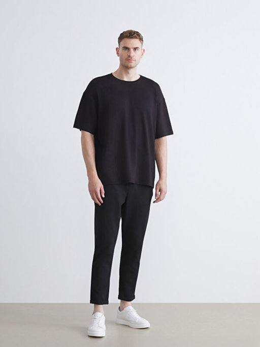 B?y?k Beden Bisiklet Yaka Erkek Ti??rt