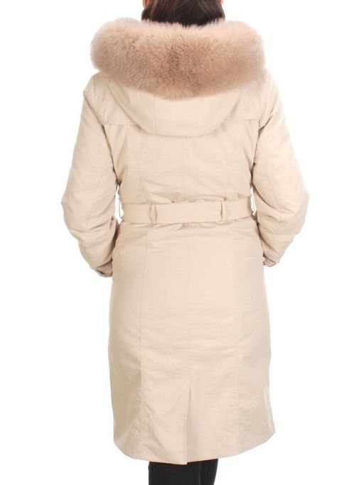 21002 BEIGE Пальто зимнее женское MAILILUO (150 гр. холлофайбера) - Fashion фото 5