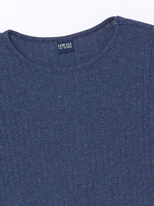 Bisiklet Yaka K?z ?ocuk Ti??rt - Waikiki фото 2