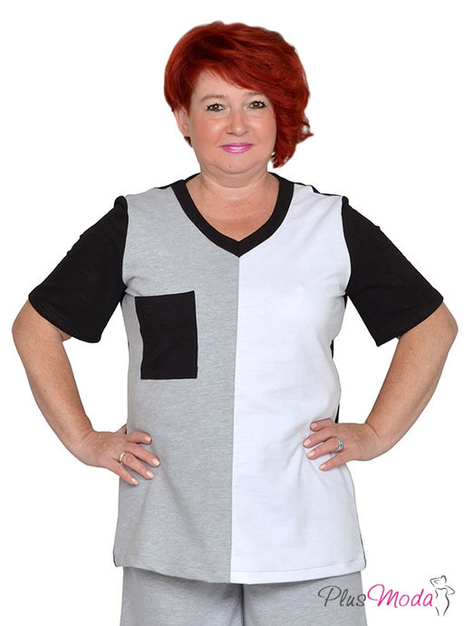 Туника Модель №1666 размеры 44-84 - Plusmoda фото 7