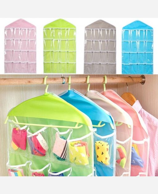 Органайзер в гардероб, 16 кармашков. 9046065 - Yiwu youda import & export co фото 4