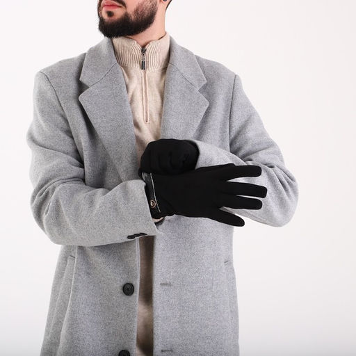 Перчатки мужские, безразмерные, без утеплителя, цвет чёрный - Simaland фото 4